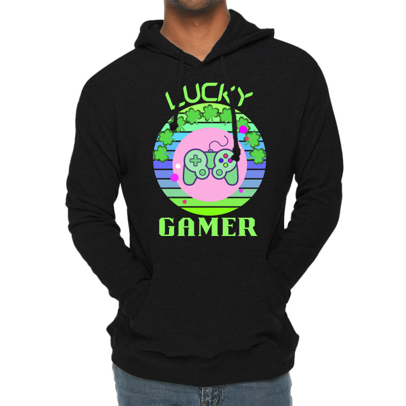 One Lucky Gamer T  Shirtone Lucky Gamer T  Shirt (1) Lightweight Hoodie | Artistshot