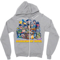 Gigglesnort Hotel Zipper Hoodie | Artistshot