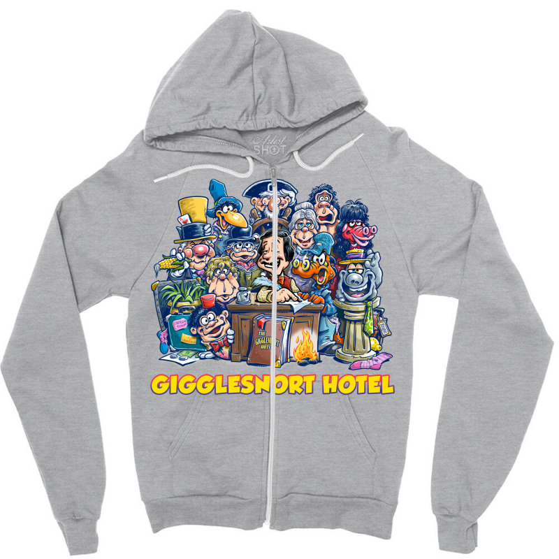 Gigglesnort Hotel Zipper Hoodie | Artistshot