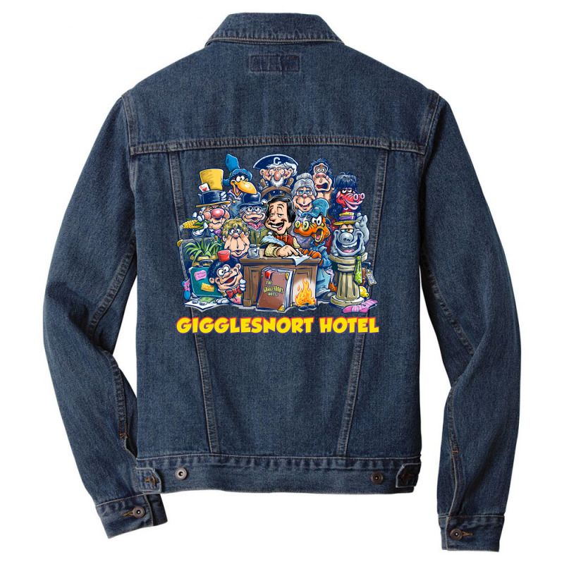 Gigglesnort Hotel Men Denim Jacket | Artistshot