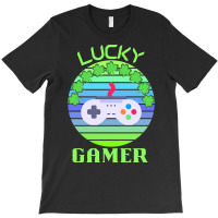 One Lucky Gamer T  Shirtone Lucky Gamer T  Shirt (2) T-shirt | Artistshot