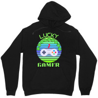 One Lucky Gamer T  Shirtone Lucky Gamer T  Shirt (2) Unisex Hoodie | Artistshot