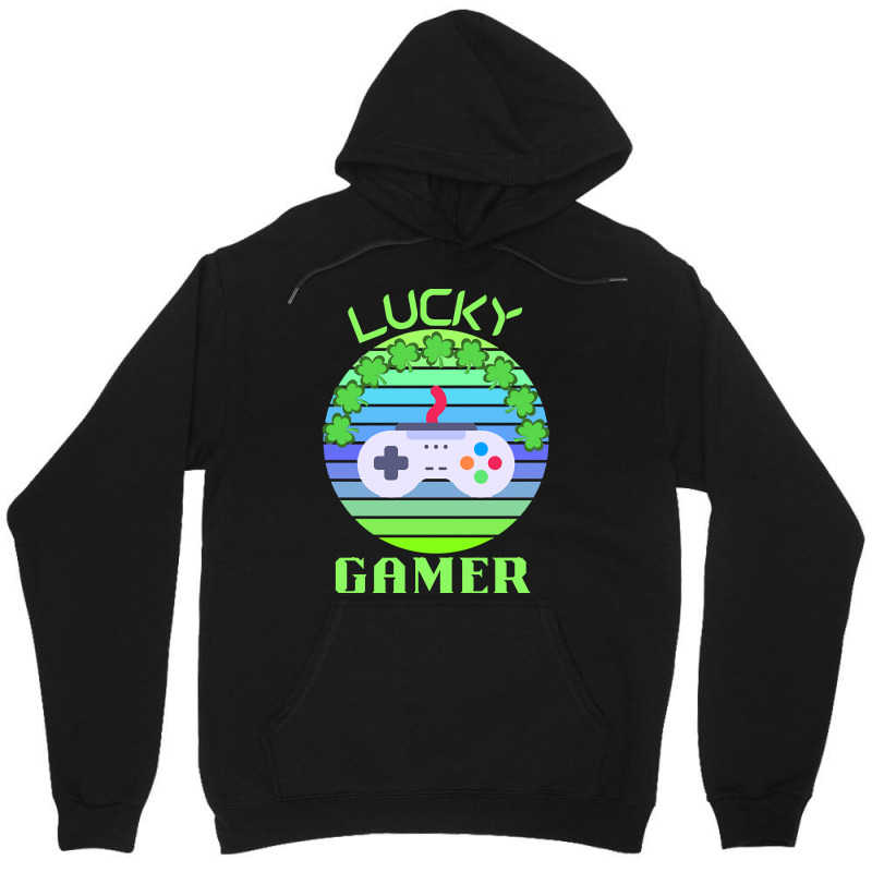 One Lucky Gamer T  Shirtone Lucky Gamer T  Shirt (2) Unisex Hoodie | Artistshot