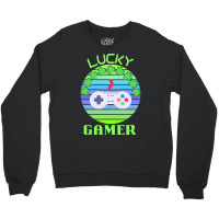 One Lucky Gamer T  Shirtone Lucky Gamer T  Shirt (2) Crewneck Sweatshirt | Artistshot