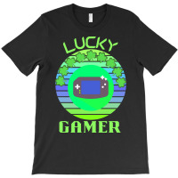 One Lucky Gamer T  Shirtone Lucky Gamer T  Shirt (3) T-shirt | Artistshot