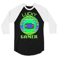 One Lucky Gamer T  Shirtone Lucky Gamer T  Shirt (3) 3/4 Sleeve Shirt | Artistshot