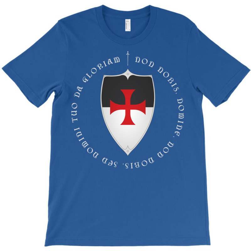 Knights Templar Crusader Motto And Cross T-shirt | Artistshot