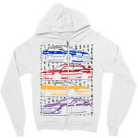 Japanese Legendary Cars 1 Zipper Hoodie | Artistshot