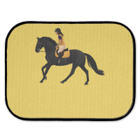 Zoe And Raven From Free Rein   Equine Rampaige Rear Car Mat | Artistshot