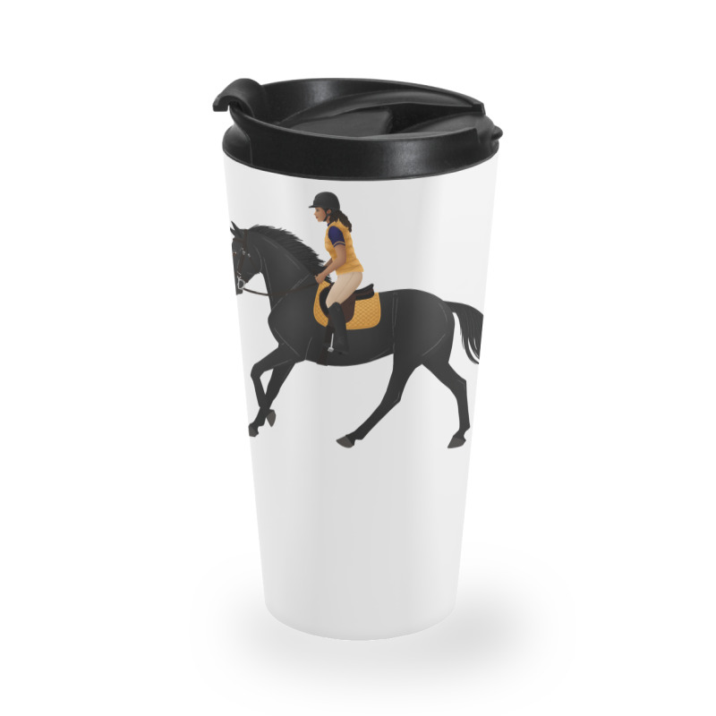 Zoe And Raven From Free Rein   Equine Rampaige Travel Mug | Artistshot