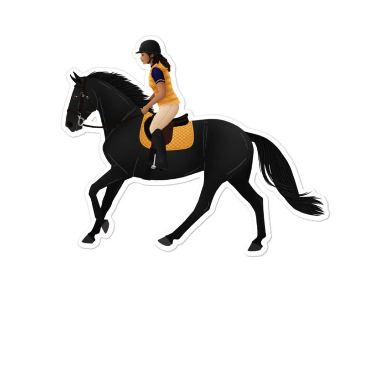 Zoe And Raven From Free Rein   Equine Rampaige Sticker | Artistshot