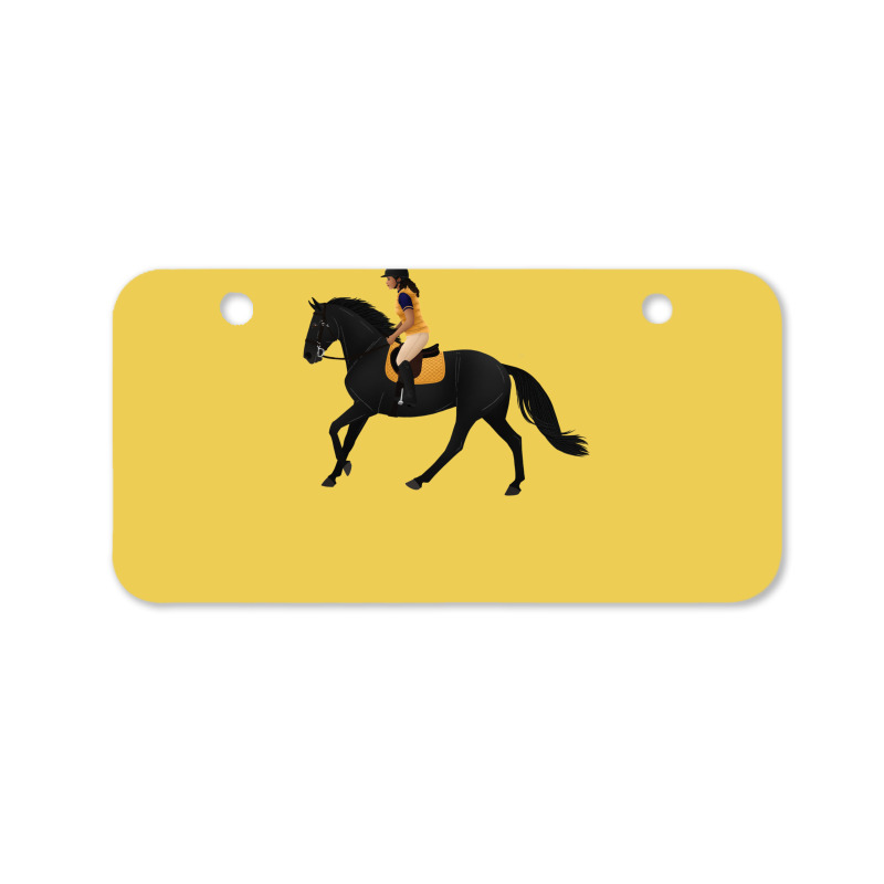 Zoe And Raven From Free Rein   Equine Rampaige Bicycle License Plate | Artistshot