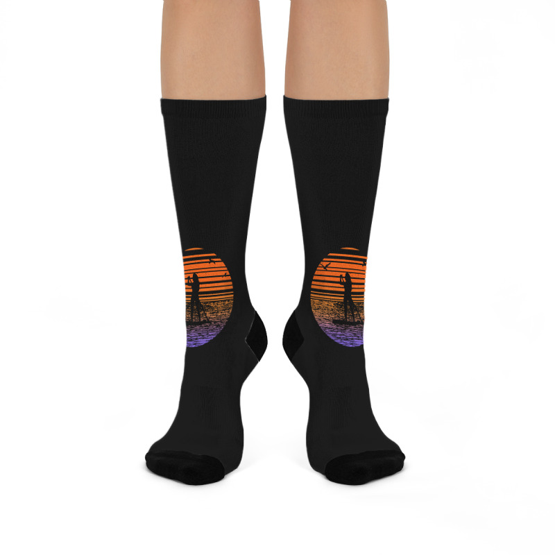 Hot Trend Sup Stand Up Paddle Boarding Stand Up Paddle Paddle And Boar Crew Socks | Artistshot