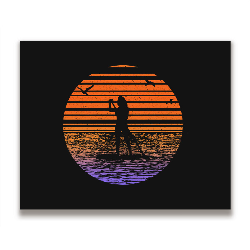 Hot Trend Sup Stand Up Paddle Boarding Stand Up Paddle Paddle And Boar Metal Print Horizontal | Artistshot