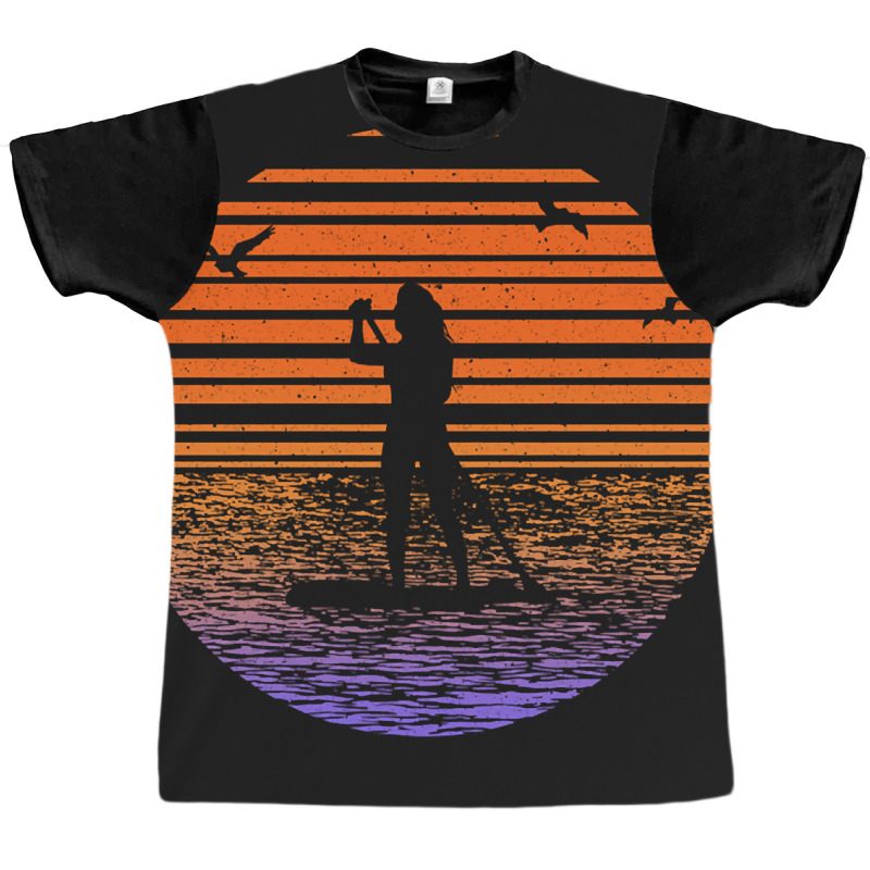 Hot Trend Sup Stand Up Paddle Boarding Stand Up Paddle Paddle And Boar Graphic T-shirt | Artistshot