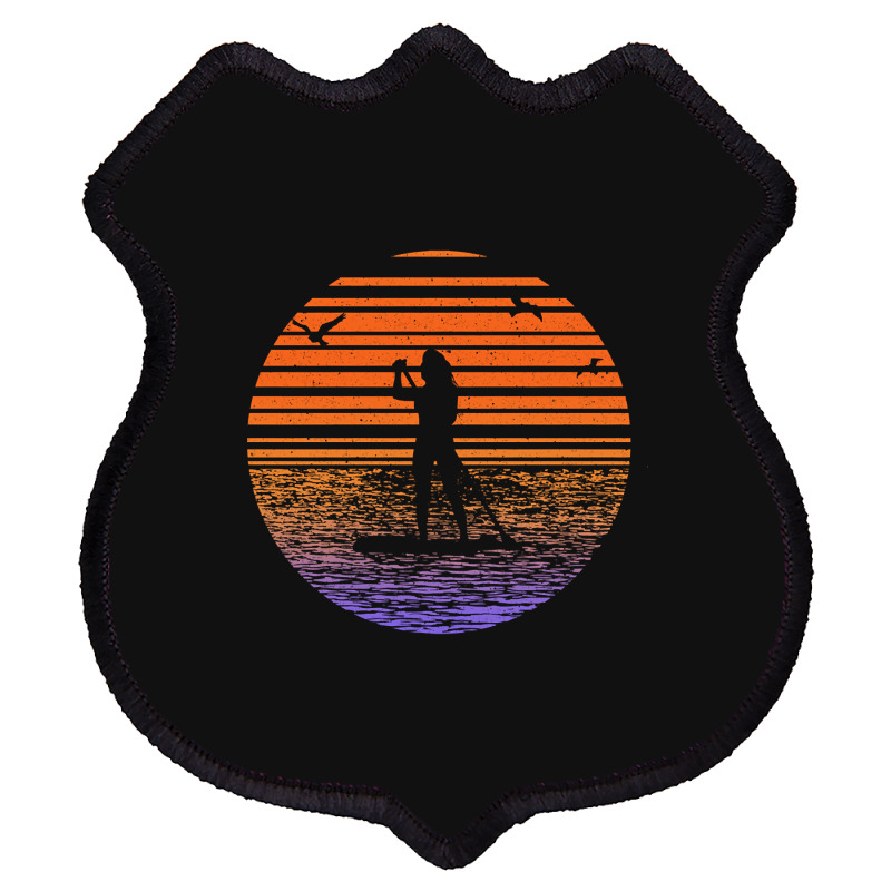 Hot Trend Sup Stand Up Paddle Boarding Stand Up Paddle Paddle And Boar Shield Patch | Artistshot