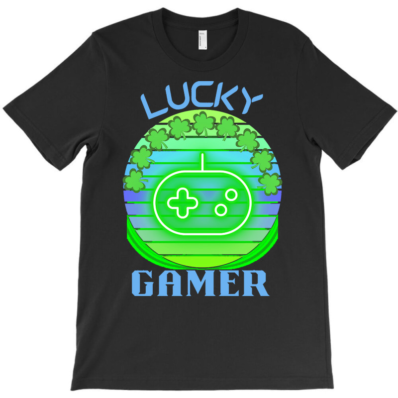 One Lucky Gamer T  Shirtone Lucky Gamer T  Shirt (4) T-shirt | Artistshot