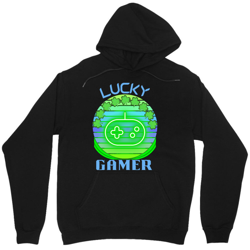 One Lucky Gamer T  Shirtone Lucky Gamer T  Shirt (4) Unisex Hoodie | Artistshot