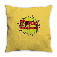 Toxic Crusaders Throw Pillow | Artistshot