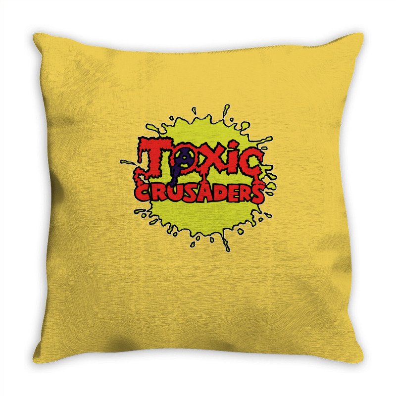 Toxic Crusaders Throw Pillow | Artistshot