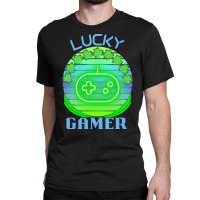 One Lucky Gamer T  Shirtone Lucky Gamer T  Shirt (4) Classic T-shirt | Artistshot