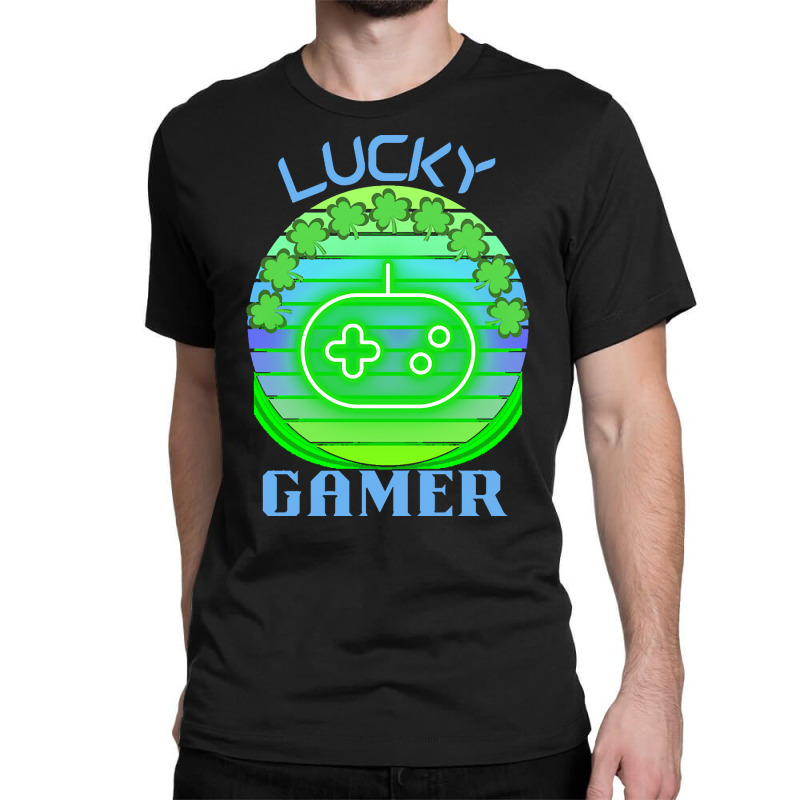 One Lucky Gamer T  Shirtone Lucky Gamer T  Shirt (4) Classic T-shirt | Artistshot