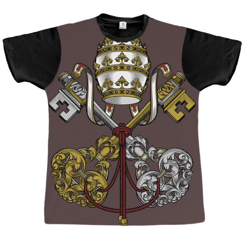 Emblem Of The Papacy Holy See Graphic T-shirt | Artistshot