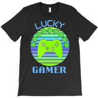 One Lucky Gamer T  Shirtone Lucky Gamer T  Shirt (5) T-shirt | Artistshot