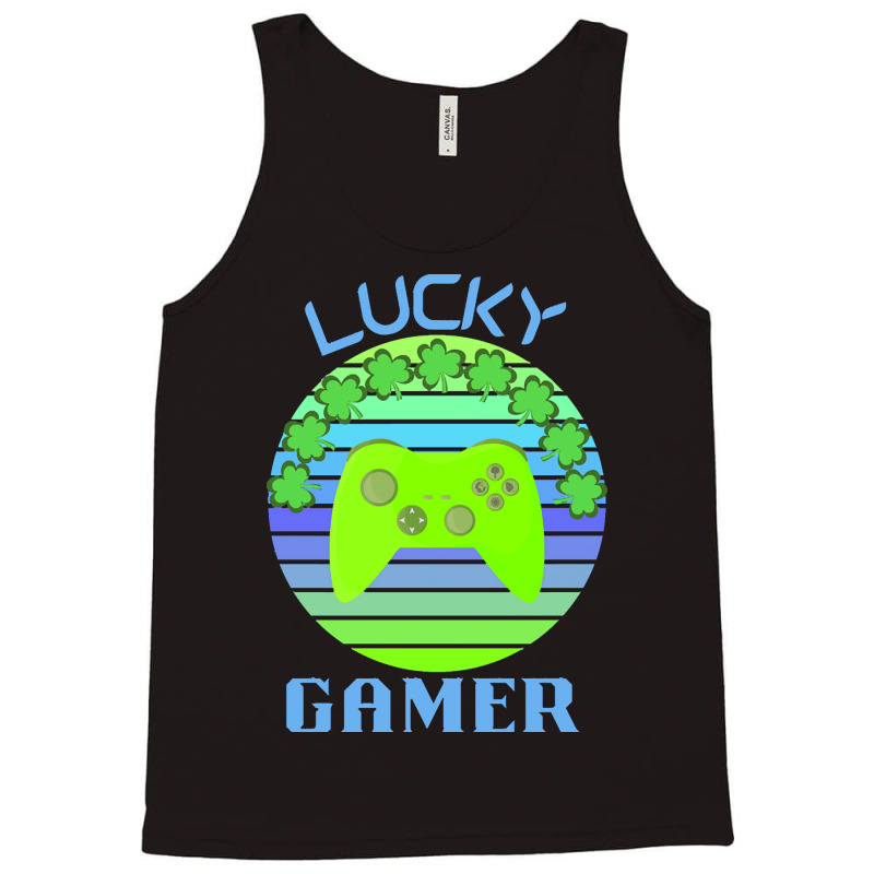 One Lucky Gamer T  Shirtone Lucky Gamer T  Shirt (5) Tank Top | Artistshot