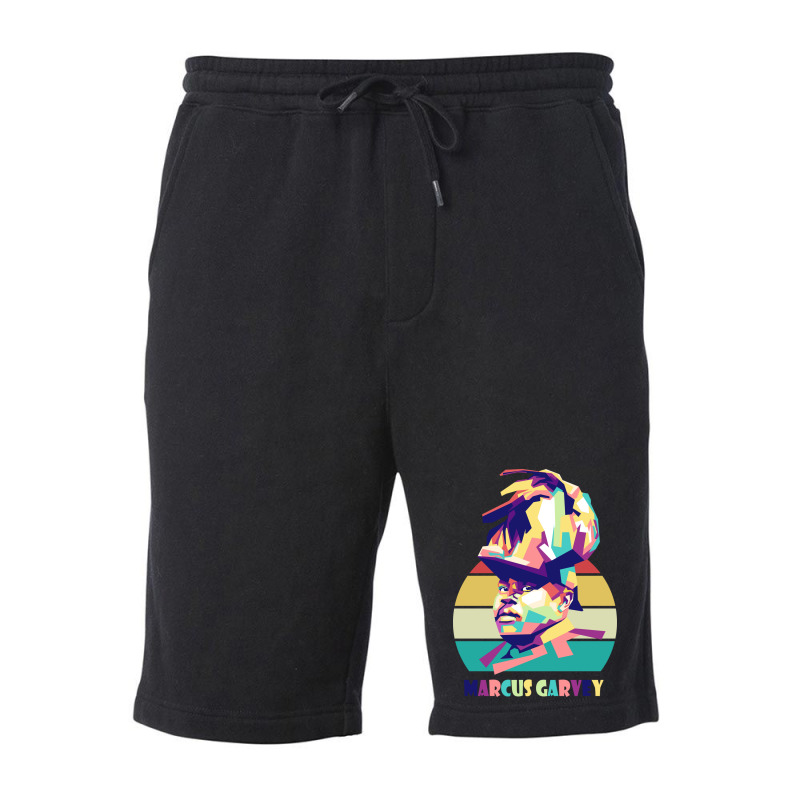 Marcus Garvey Fleece Short by rahmaazari | Artistshot