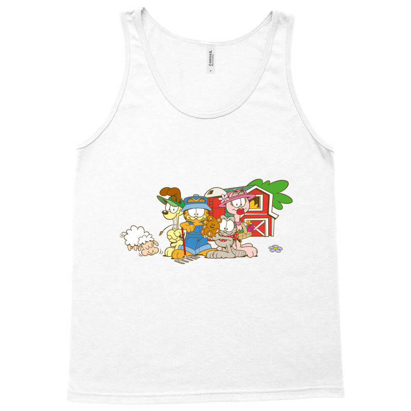 Garfiel And Friends Tank Top by Santika | Artistshot