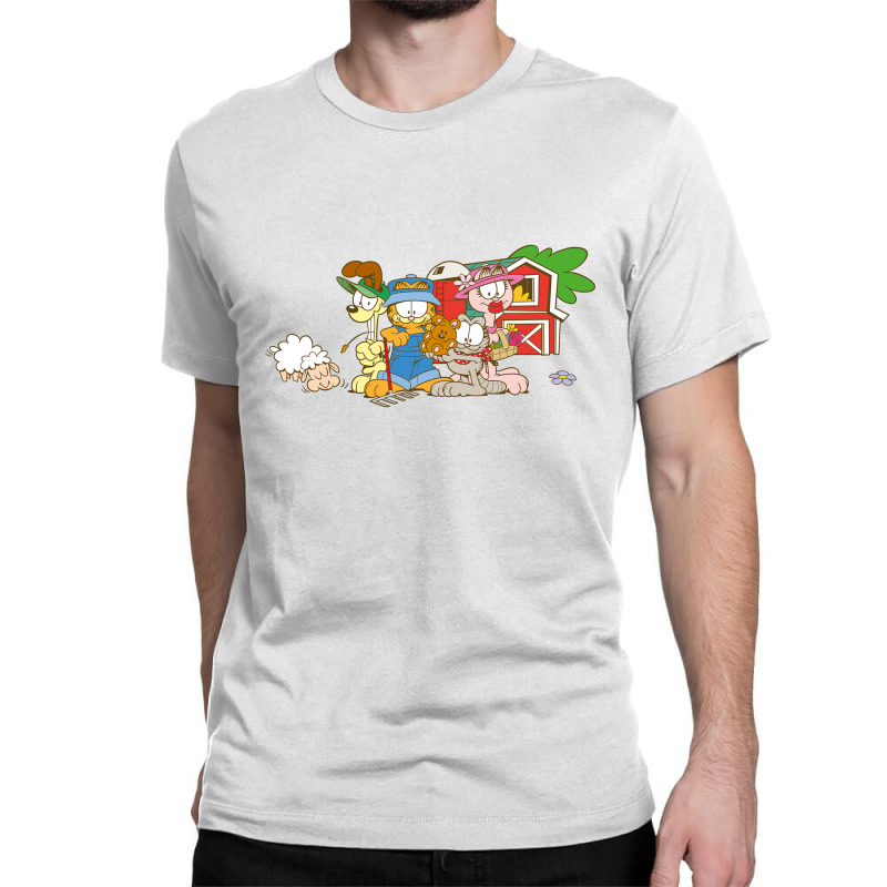 Garfiel And Friends Classic T-shirt by Santika | Artistshot