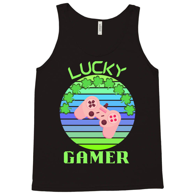 One Lucky Gamer T  Shirtone Lucky Gamer T  Shirt (6) Tank Top | Artistshot