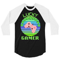 One Lucky Gamer T  Shirtone Lucky Gamer T  Shirt (6) 3/4 Sleeve Shirt | Artistshot