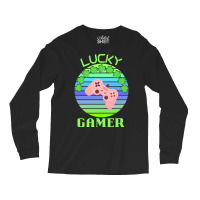 One Lucky Gamer T  Shirtone Lucky Gamer T  Shirt (6) Long Sleeve Shirts | Artistshot