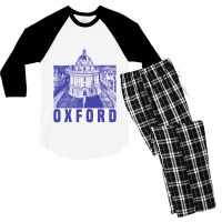 Radcliffe Camera Oxford Men's 3/4 Sleeve Pajama Set | Artistshot