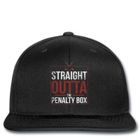 Straight Outta The Penalty Box Funny Gift For Hockey Players Printed Hat | Artistshot