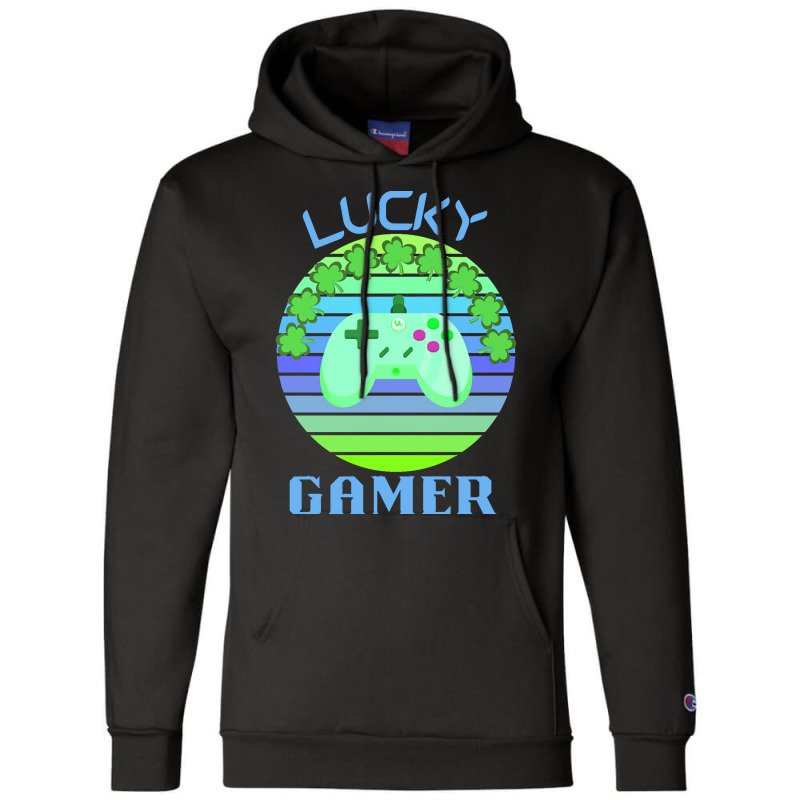 One Lucky Gamer T  Shirtone Lucky Gamer T  Shirt (8) Champion Hoodie | Artistshot