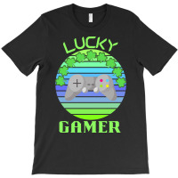 One Lucky Gamer T  Shirtone Lucky Gamer T  Shirt (9) T-shirt | Artistshot