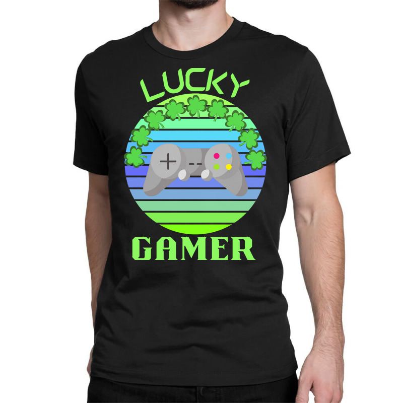 One Lucky Gamer T  Shirtone Lucky Gamer T  Shirt (9) Classic T-shirt | Artistshot