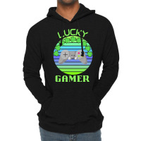 One Lucky Gamer T  Shirtone Lucky Gamer T  Shirt (9) Lightweight Hoodie | Artistshot