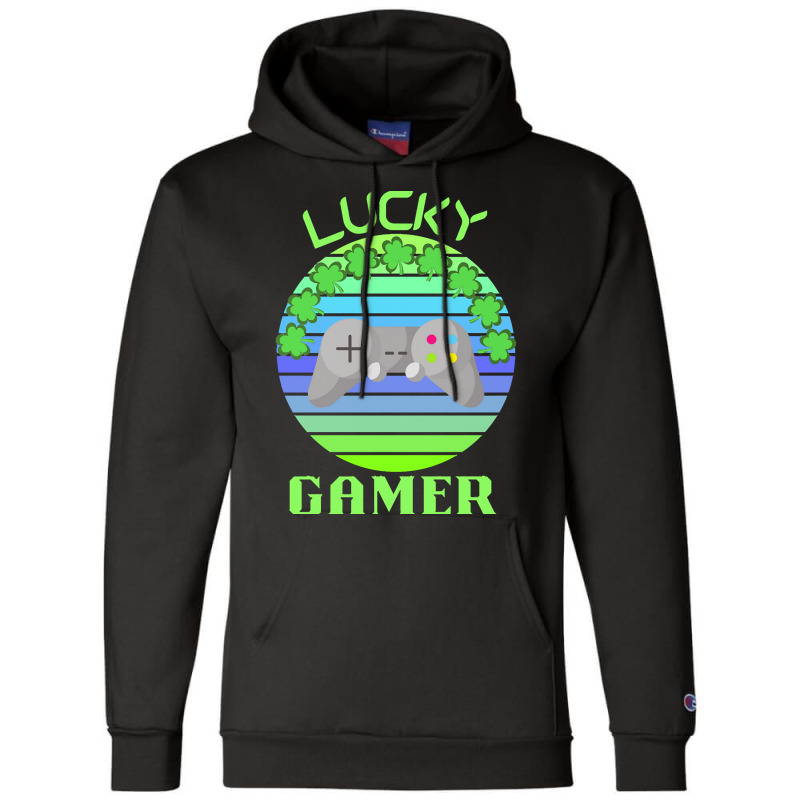 One Lucky Gamer T  Shirtone Lucky Gamer T  Shirt (9) Champion Hoodie | Artistshot