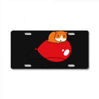 Red Balloon And Guinea Pig License Plate | Artistshot