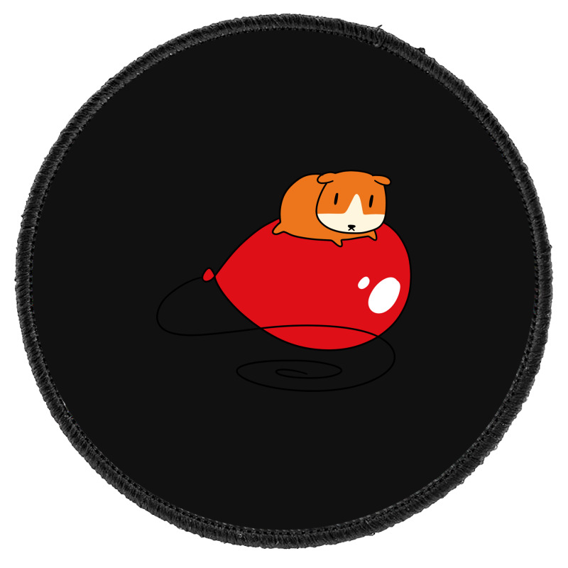 Red Balloon And Guinea Pig Round Patch | Artistshot