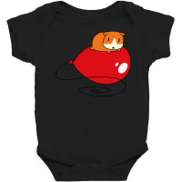 Red Balloon And Guinea Pig Baby Bodysuit | Artistshot