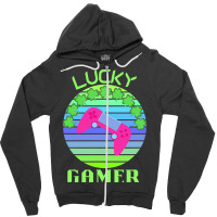 One Lucky Gamer T  Shirtone Lucky Gamer T  Shirt Zipper Hoodie | Artistshot