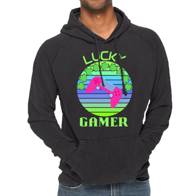 One Lucky Gamer T  Shirtone Lucky Gamer T  Shirt Vintage Hoodie | Artistshot