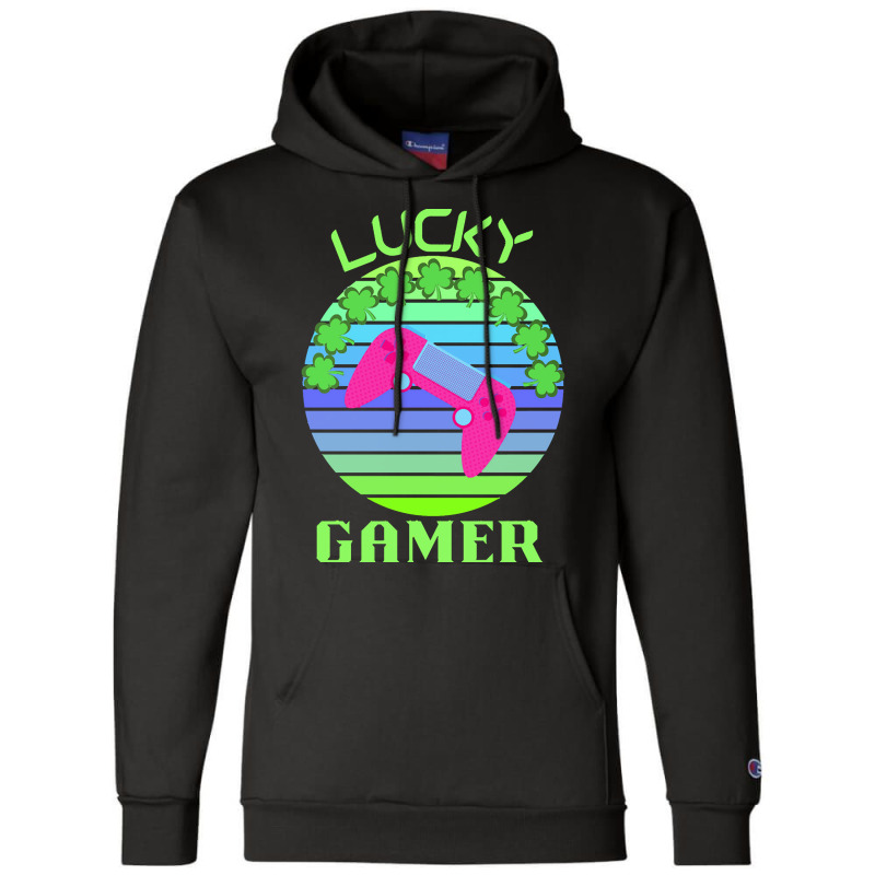 One Lucky Gamer T  Shirtone Lucky Gamer T  Shirt Champion Hoodie | Artistshot