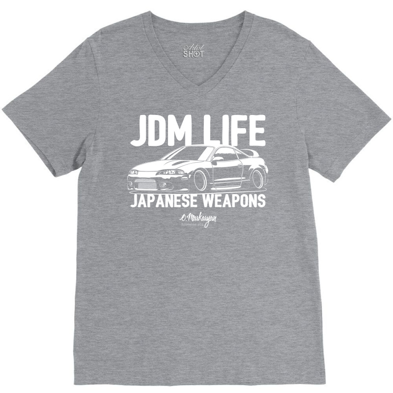 Japanese Weapons. Eclipse 1 V-Neck Tee by smorvyayidinl | Artistshot