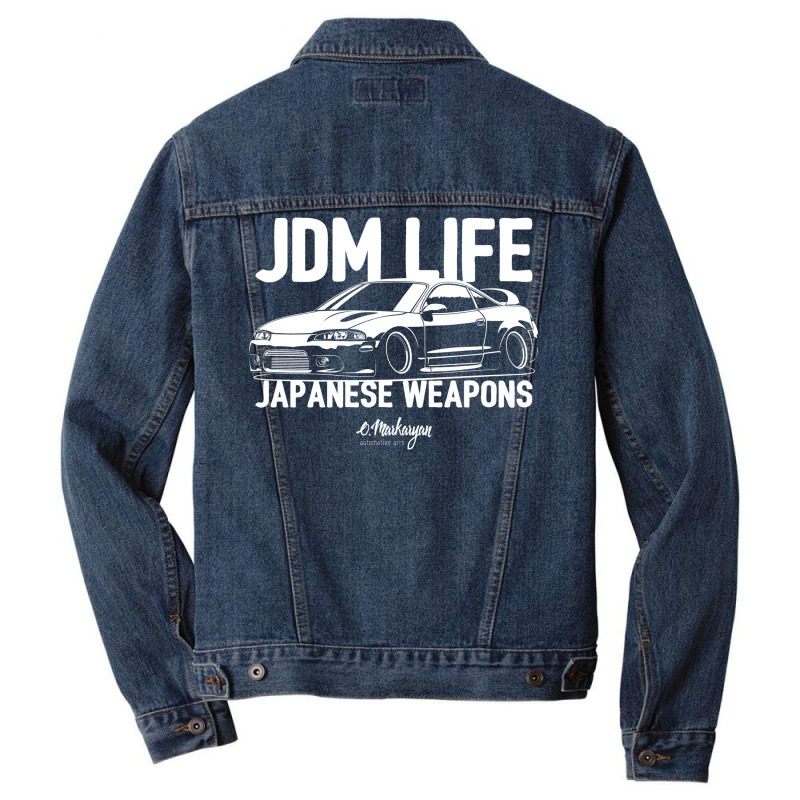 Japanese Weapons. Eclipse 1 Men Denim Jacket by smorvyayidinl | Artistshot